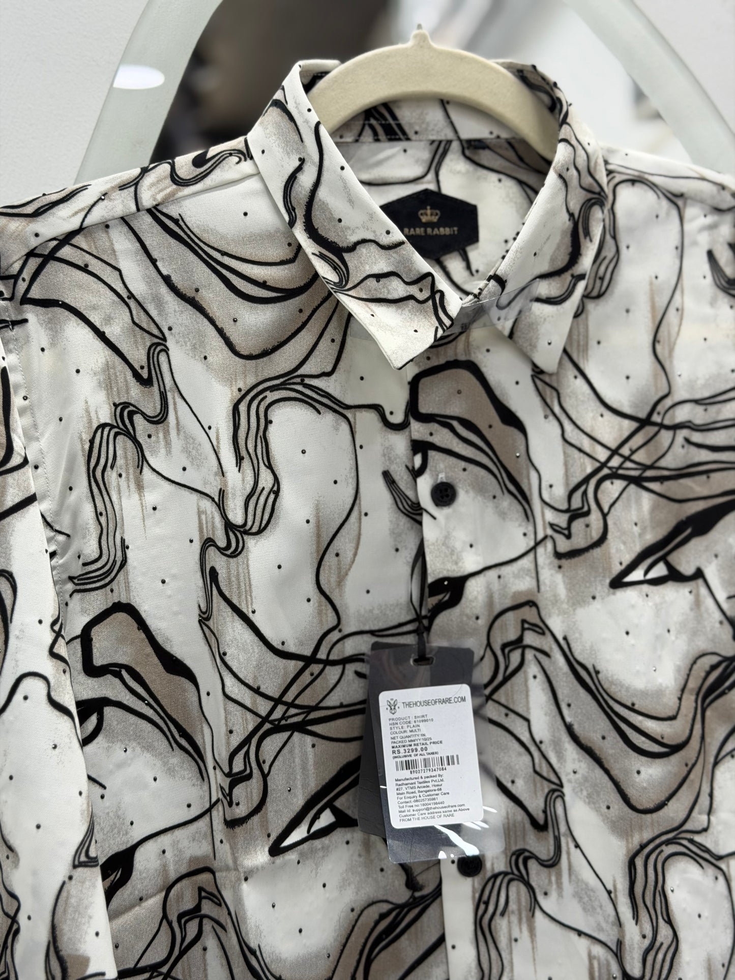 Designer stone shirt