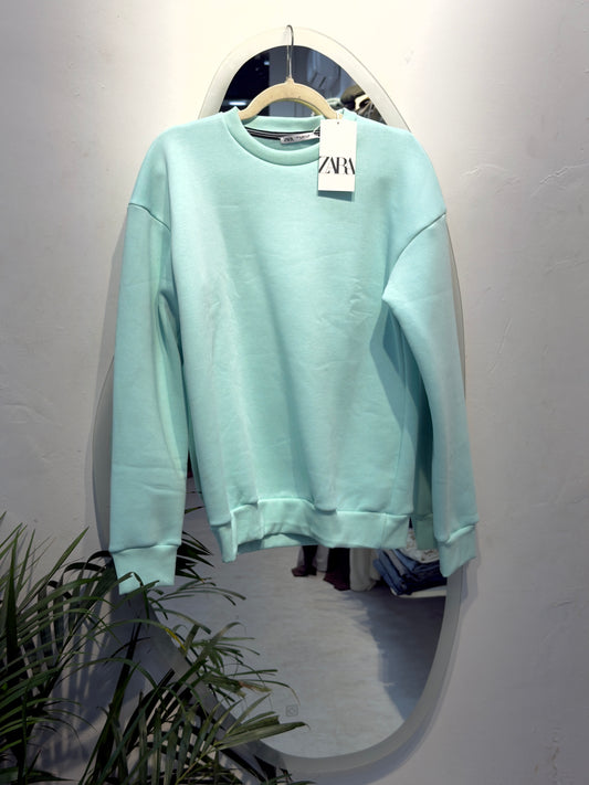 Light blue Zara sweatshirt