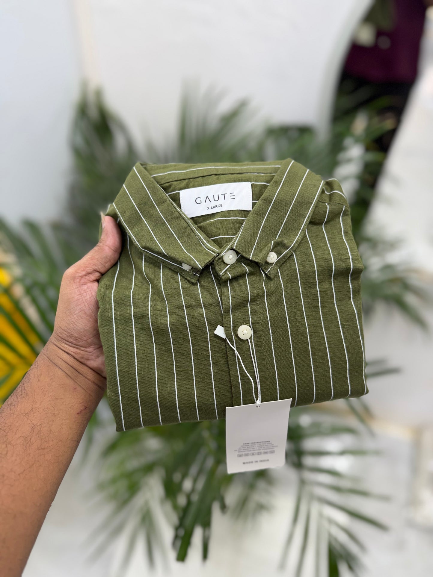 Old money linen stripes