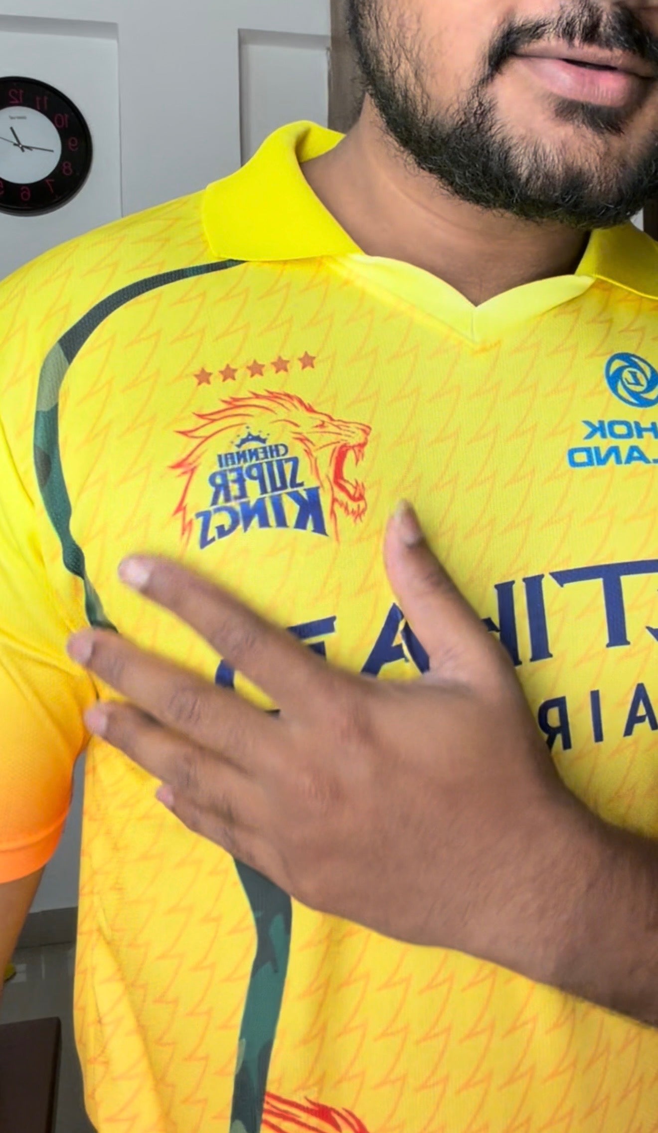 CSK Jersey premium fit