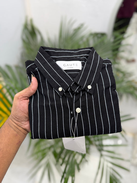 Old money linen stripes