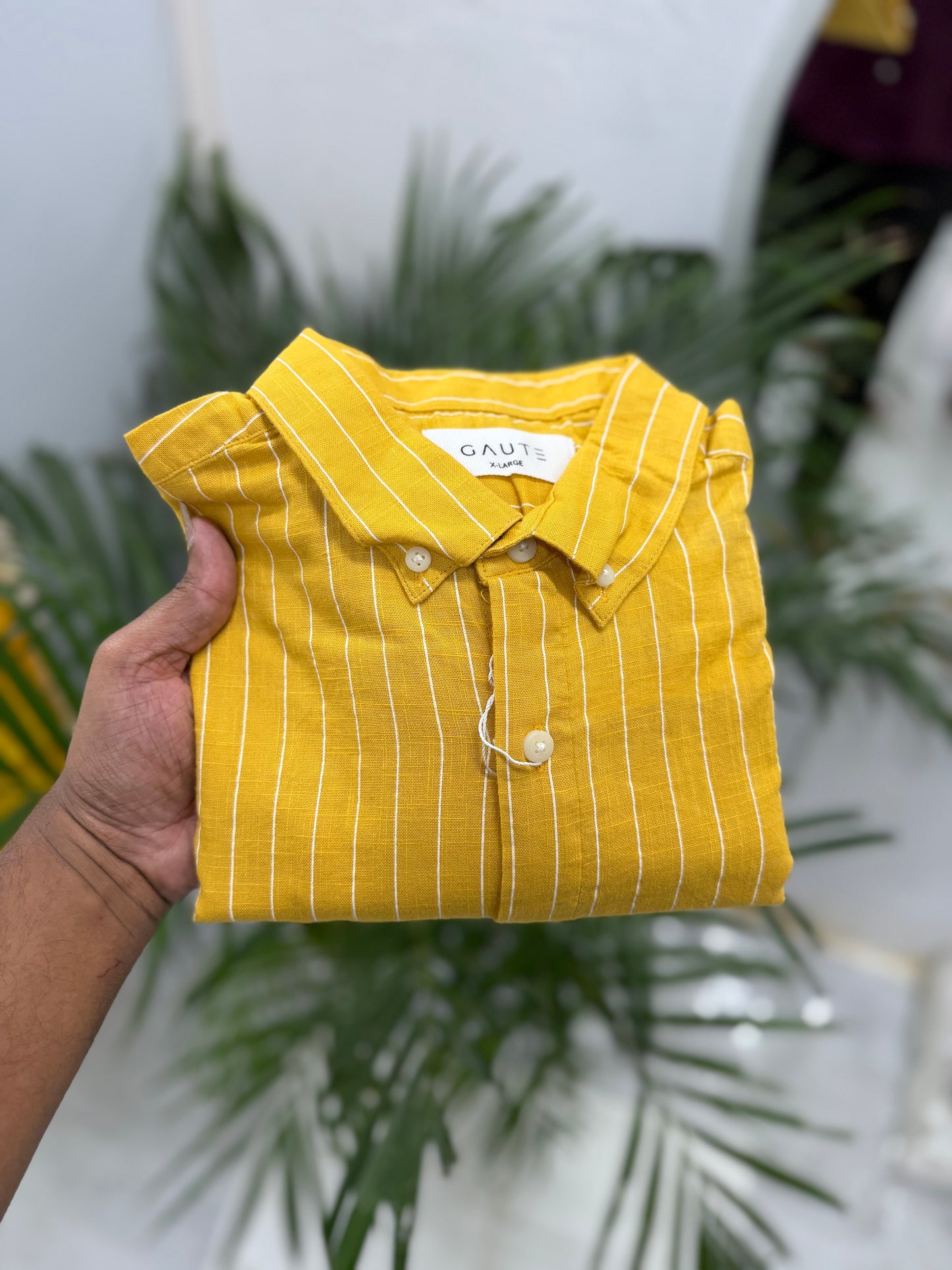 Old money linen stripes