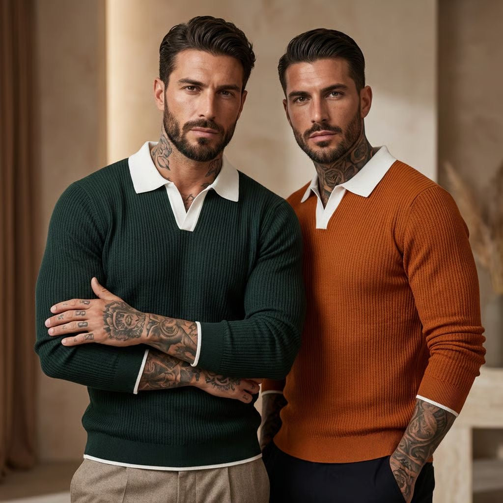 Old money collared pullovers