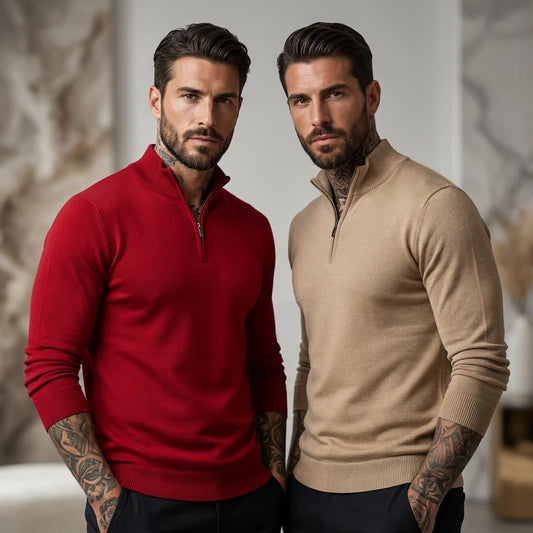High neck pullovers
