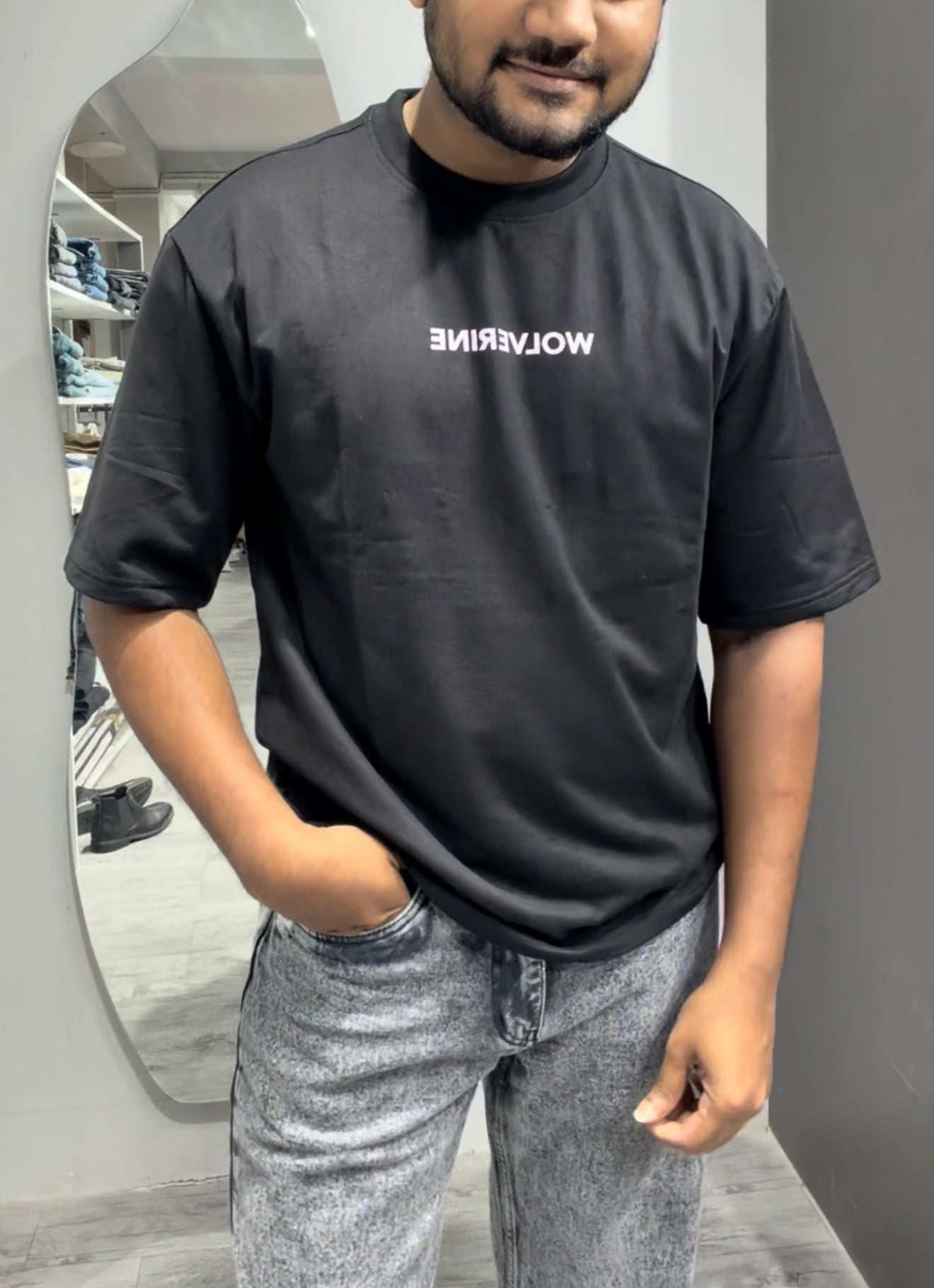 Wolverine print oversized