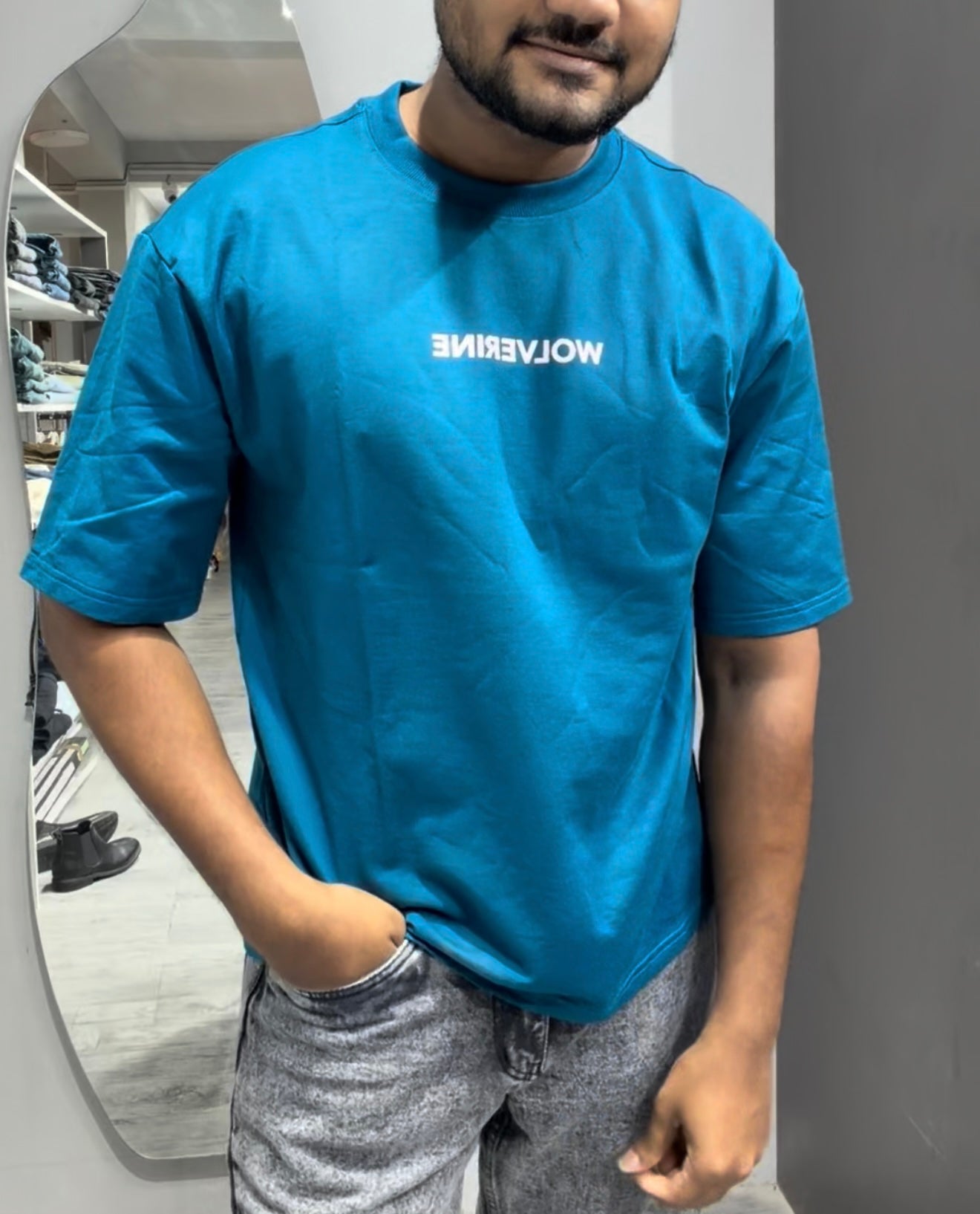 Wolverine print oversized