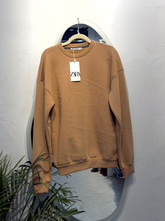 Brown Zara sweatshirt
