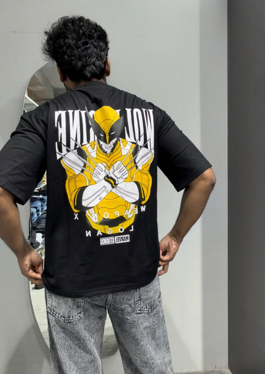 Wolverine print oversized