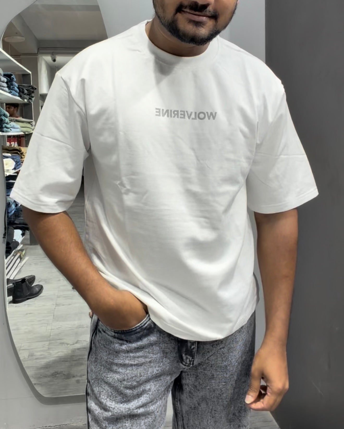 Wolverine print oversized