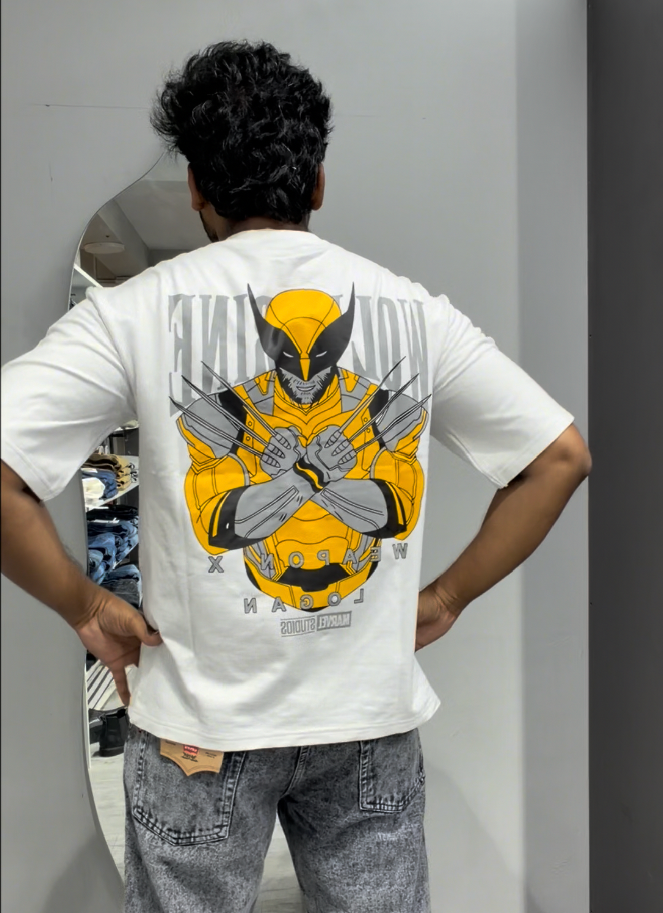 Wolverine print oversized